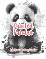 Painted Pandas Adult Coloring Book Grayscale Images By TaylorStonelyArt