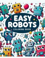 Easy Robots Coloring Book