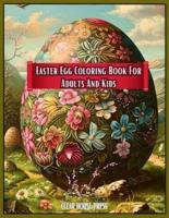 Easter Egg Coloring Book For Adults And Kids