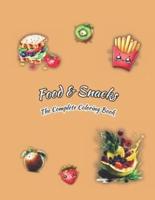 Food & Snacks The Complete Coloring Book
