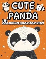 Cute Panda Coloring Book for Kids