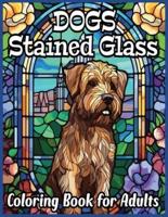 Dogs Stained Glass Coloring Book for Adults