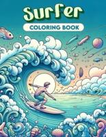 Surfer Coloring Book