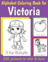 ABC Coloring Book for Victoria