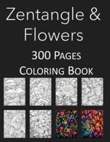 Zentangle and Flowers Coloring Book