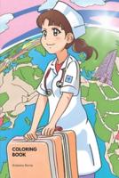 Nurses Around the World Coloring Book