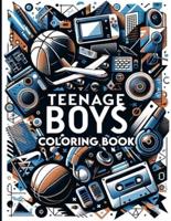 Teenage Boys Coloring Book