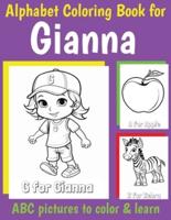 ABC Coloring Book for Gianna