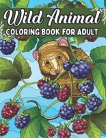 Wild Animal Coloring Book For Adult