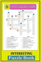 Crossword Game Book Interesting Puzzle Game