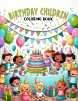 Birthday Children Coloring Book