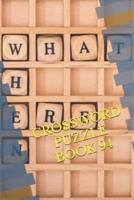 Crossword Puzzle Book 94