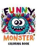 Funny Monster Coloring Book