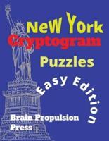New York Cryptogram Puzzles Easy Edition