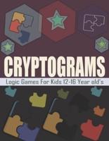 Cryptograms Logic Games For Kids 12-16 Year Old's