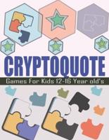 Cryptoquote Games For Kids 12-16 Year Old's