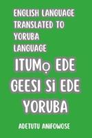 English Language to Yoruba Language