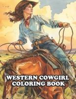 Western Cowgirl Coloring Book