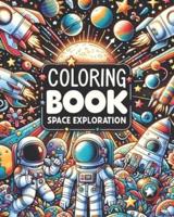 Space Exploration Coloring Book