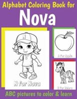 ABC Coloring Book for Nova