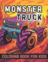 Monster Truck Coloring Book For Kids