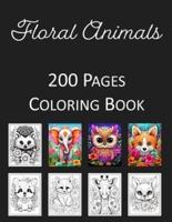 Floral Animals Coloring Book