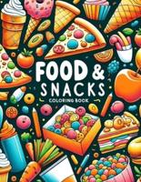 Food & Snacks Coloring Book