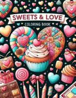 Sweets & Love Coloring Book
