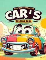 Cartoon Character Cars Coloring Book