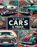 Vintage Cars & Trucks Coloring Book