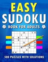 Easy Sudoku Book for Adults