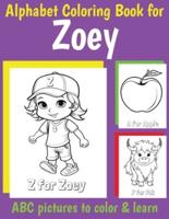 ABC Coloring Book for Zoey
