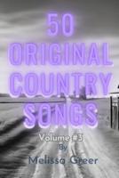50 Country Hits Volume #3