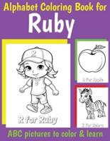 ABC Coloring Book for Ruby