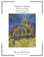 Church at Auvers Cross Stitch Pattern - Vincent Van Gogh