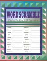 Word Scramble Puzzles For Kids 10-16 Year Old's