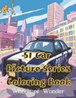 51 Car Coloring Book for Kid 4 - 11
