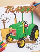 Tractor for Children's Coloring Book