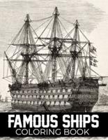 Famous Ships Coloring Book