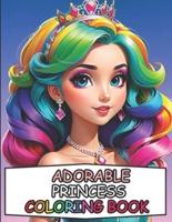 Adorable Princess Coloring Book