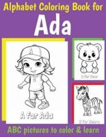 ABC Coloring Book for Ada