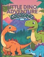 Little Dino Adventure Coloring Book