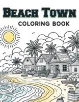 Beach Town Coloring Book