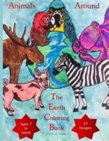 Animals Around The Earth Coloring Book