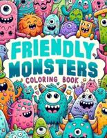 Friendly Monsters Coloring Book