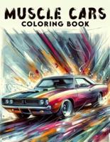 Muscle Cars Coloring Book