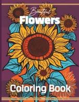 Beautiful Flowers Coloring Book