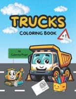 Trucks Coloring Book