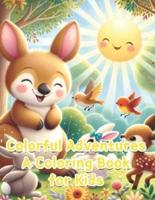 Colorful Adventures a Coloring Book for Kids 8-12