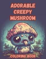 Adorable Creepy Mushroom Coloring Book